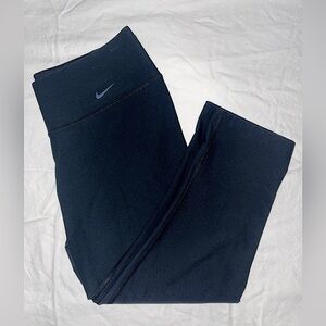 Nike Black Ankle Cropped Pants